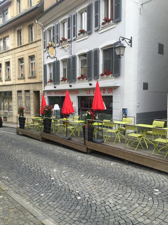 Hotel-Restaurant Le Lion D'Or Porrentruy Exterior foto